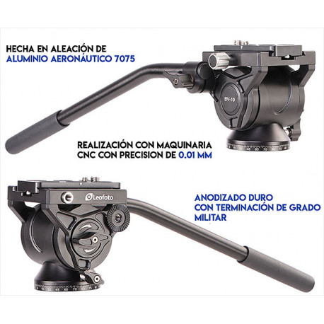Cabeza fluida Leofoto BV-10 Cabeza fluida Leofoto BV-10