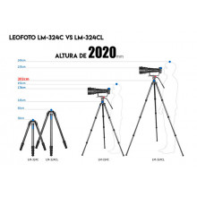 Leofoto LM-324CL Extra alto 2