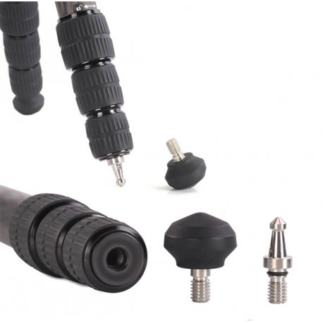 Tripode Leofoto LS325C + Rotula video BV-10