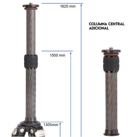 Tripode Leofoto LS325C + Rotula video BV-10