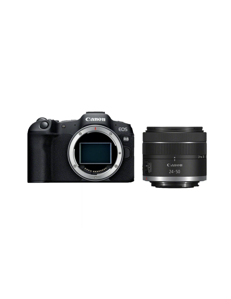 Canon EOS R8 y objetivo RF 24-50MM F4.5-6.3 IS STM