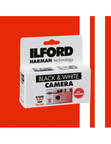 Cámara desechable ByN Ilford XP2  27 fotos