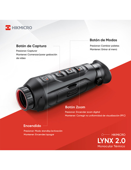 Monocular térmico LYNX Pro LH15 2.0 HIKMICRO