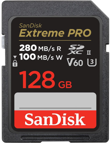 Sandisk Extreme PRO 128 GB V60 280 Mb/s