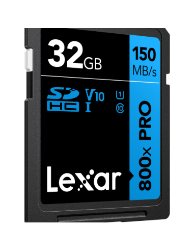 Tarjeta Lexar SDHC 800x PRO Blue...