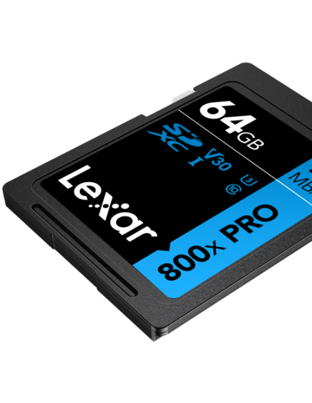 Tarjeta Lexar SDHC 800x PRO Blue Series 64GB UHS-1 V30 - Read 150MB/s
