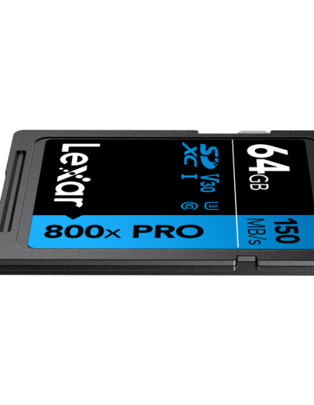 Tarjeta Lexar SDHC 800x PRO Blue Series 64GB UHS-1 V30 - Read 150MB/s