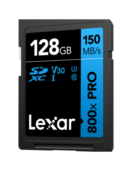Lexar SDHC 800x PRO Blue Series 128GB UHS-1 V10 - Read 150MB/s