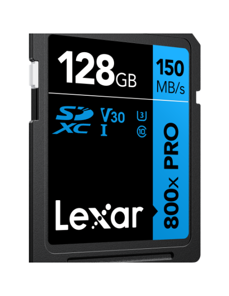 Lexar SDHC 800x PRO Blue Series 128GB UHS-1 V10 - Read 150MB/s