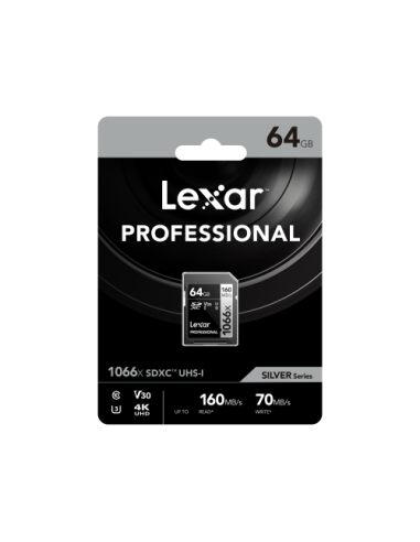 Tarjeta Lexar SD Pro Silver Series...