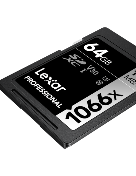 Tarjeta Lexar SD Pro Silver Series UHS-I 1066x 64GB V30