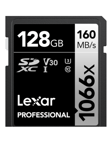 Lexar SD Pro Silver Series UHS-I 1066x 128 GB V30