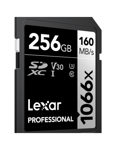 Tarjeta Lexar SD Pro Silver Series UHS-I 1066x 256 GB V30