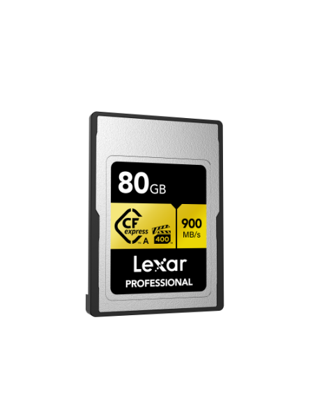 Tarjeta Lexar CF express PRO Type A Gold Series 80GB - R900/W800MB/s - VPG400