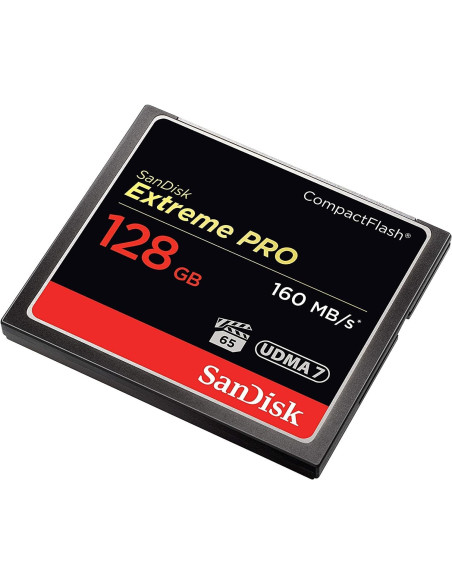 Tarjeta Sandisk Extreme Pro Compact Flash 128 GB 160MP/s
