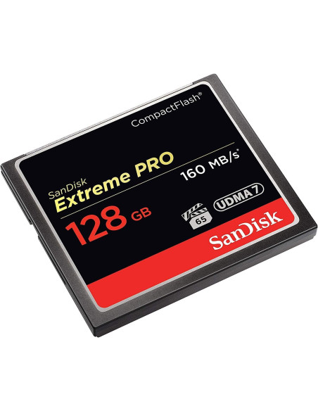 Tarjeta Sandisk Extreme Pro Compact Flash 128 GB 160MP/s