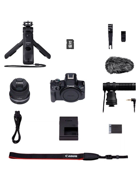 Canon EOS R50+ RF-S 18-45mm F4.5-6.3 IS STM Creator Kit