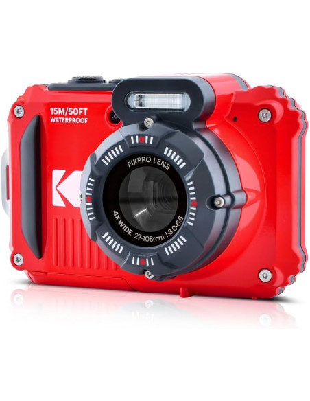 Cámara Kodak WPZ 2 16 mp RED