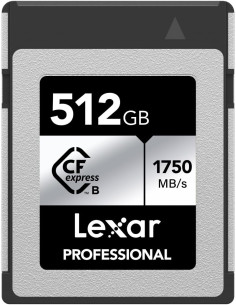 Lexar CF express PRO Type B Silver series  512GB - R1750/W1300MB/s