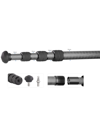 Leofoto  LM-324C,  Summit solo patas. Leofoto  LM-324C,  Summit solo patas.