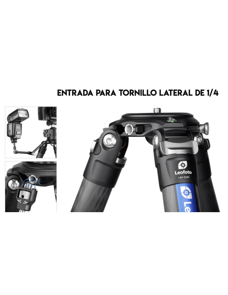 Leofoto  LM-324C,  Summit solo patas.