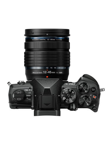 Cámara OM SYSTEM OM-5 MK II Black + Objetivo 14-45 f4