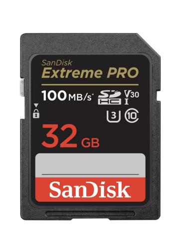 Tarjeta Sandisk Extreme 32 GB V 30 100Mb/s