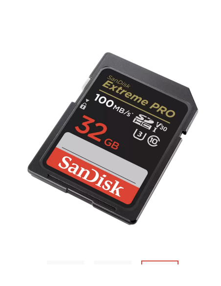 Tarjeta Sandisk Extreme 32 GB V 30 100Mb/s