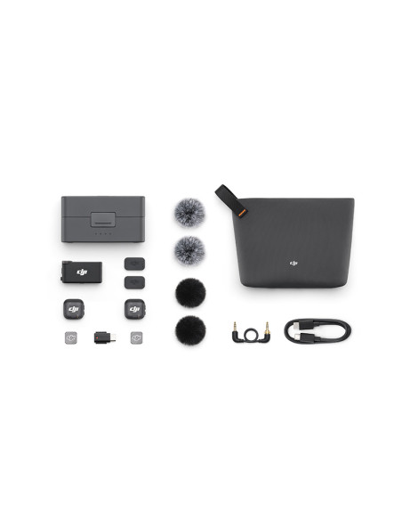 DJI Mic 3 (2 trasmisor TX + 1receptor RX + Estuche de carga)