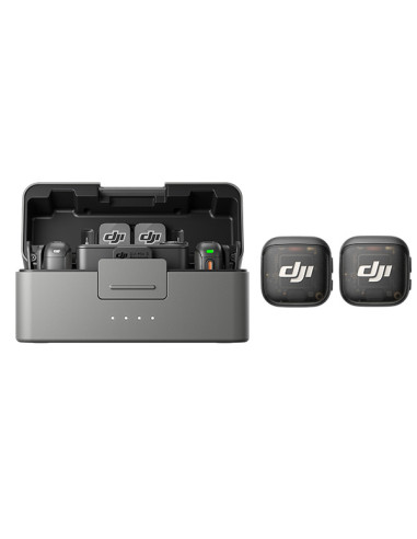 DJI Mic 3 (2 trasmisor TX + 1receptor RX + Estuche de carga)