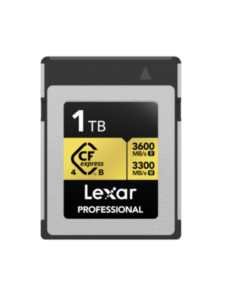 Tarjeta Lexar CFexpress PRO Type B Gold series  1TGB - R3600/