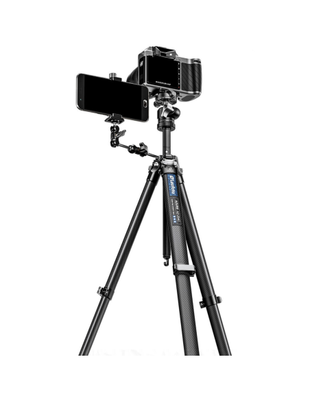 Trípode Carbono Azure Leofoto AZ-204C + Rótula LH-25R
