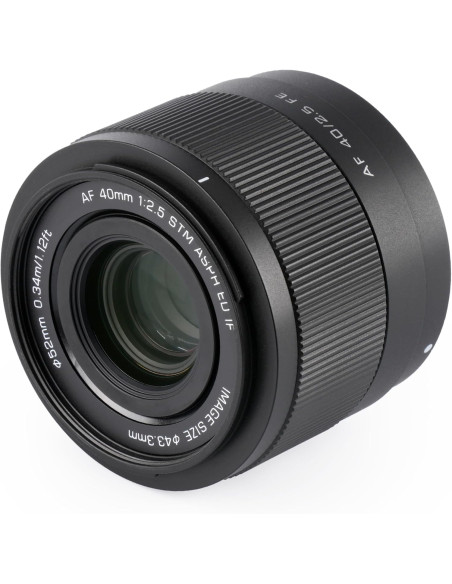 Objetivo Viltrox AF 40mm f2,5 para Sony E  APS-C