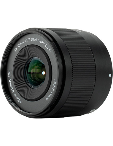 Objetivo Viltrox AF 15mm f1,7 E para Sony E APS-C