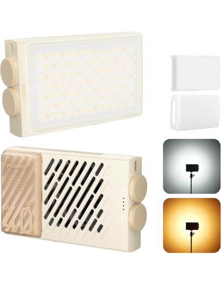 Antorcha LED Zhiyun Fiveray M40 SE Combo