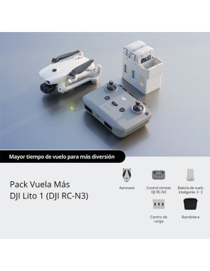 DJI Lito 1 Fly More Combo (DJI RC-N3) mando sin pantalla