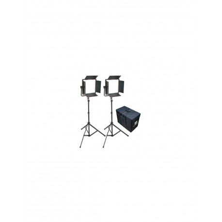 NANLITE KIT 2 LED CN-600CSA Bi-color con aletas