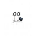 NANLITE KIT 2 LED CN-600CSA Bi-color con aletas