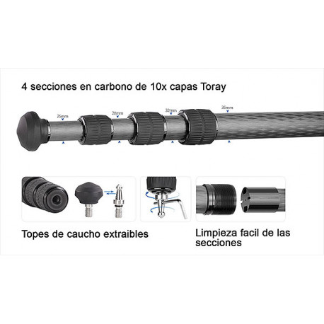 Leofoto LM-364C Summit Leofoto LM-364C Summit