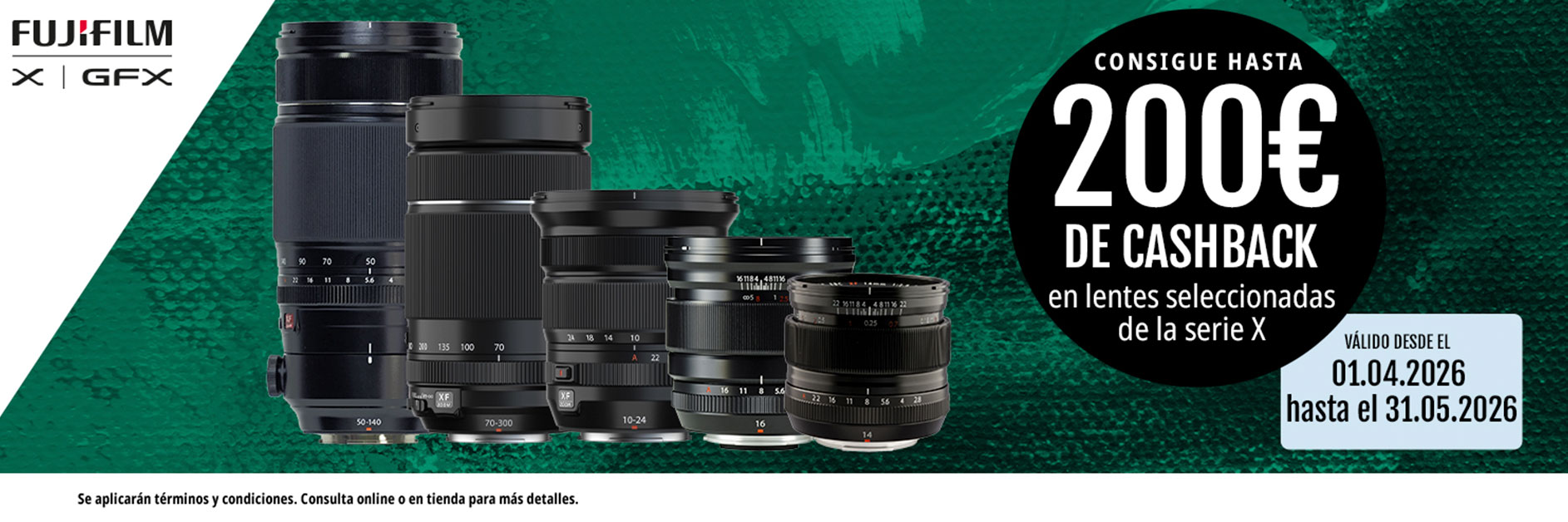 Fuji Cashback hasta  31 Mato