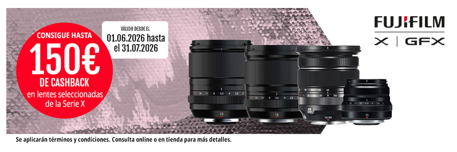Fuji Cashback Lentes hasta 31-7