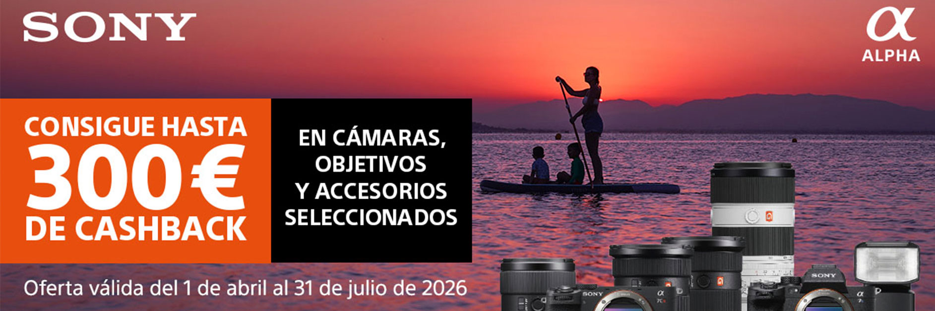 Sony Cashback  hasta 31-7