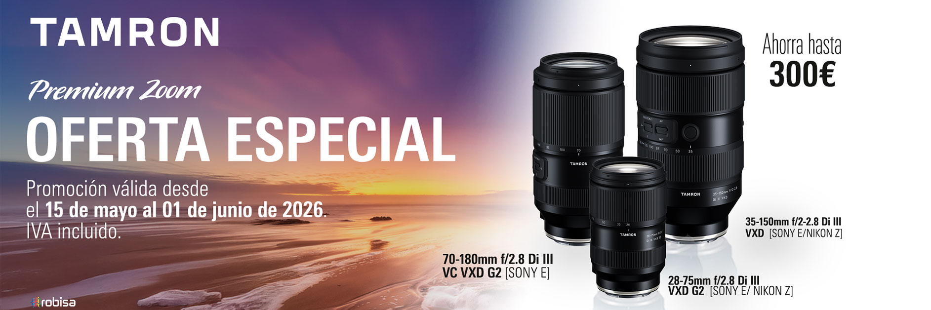 Tamron hasta 1 de Junio