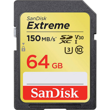 Sandick Extreme 64 GB 150 Mb/s Sandick Extreme 64 GB 150 Mb/s