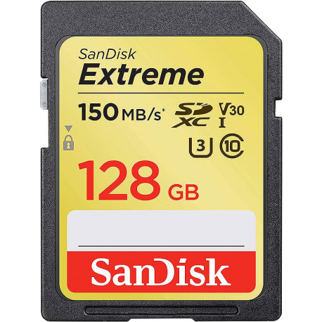 Sandick Extreme 128 GB 150 Mb/s Sandick Extreme 128 GB 150 Mb/s